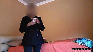 Hot Ebony Babe Strips Wet Dress for Intense Squirting Tease Show