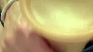 scarlet leaves the bathroom sink messy after use