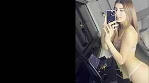 Laura Camila, 18-year-old Colombian teen, gets first creampie in Latina casting.