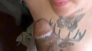 she gets mad when i cum on his face