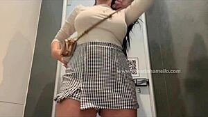 xixi na rua publica - renatinha mello gets anal creampie