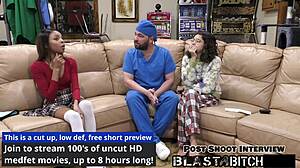 solana's backstage encounter where she gets pounded in missionary and covered in a huge load of cum