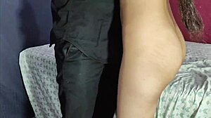 Desi Bhabhi Slams Husband in Bedroom with Cum Dripping Inside