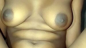 she opens legs wide for massive rod play