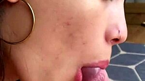 Petite Latina Model in Lingerie Takes Hard Anal POV, Massive Creampie