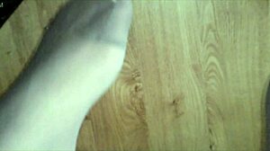 Little 18+Angel26 Shows Nylon Feet Fetish!