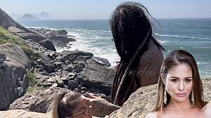 Tell me, did you confess to watching that man cum on the beach?