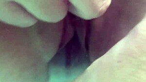 feeling the underwater creampie and dildo deep in my shaved pussy