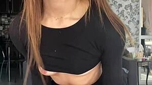 Ellie Leen masturbates to intense orgasm with toys