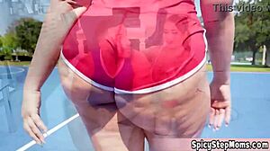 Chubby housewife gets her ass fucked hard.