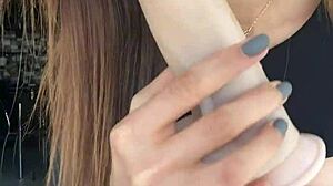 Ellie Leen masturbates to intense orgasm with toys