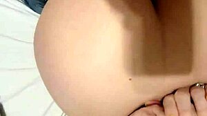 Watch this sexy wife tease with a blowjob! Then he bends her over the bed for doggystyle and cums on her ass!