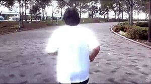 intense praying run session with bold energy