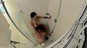 Tell me about banging my sexy girlfriend in the bathroom with that huge ass