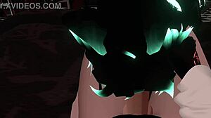 Hex has fun sucking random dick