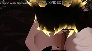 Hex has fun sucking random dick