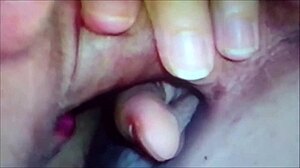 Sexy Woman Fingers Pussy, Blows Cock, Masturbates