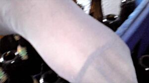 Little 18+Angel26 Shows Nylon Feet Fetish!