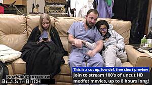 Hey, check out petite Jasmine Rose getting her hairy bush filled with cum by Doctor Tampa in Florida!