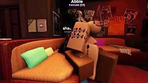 Fucked Roblox Slut with Big Black Cock, Filling Her Ass with Cum