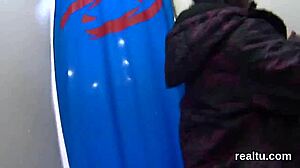 stellar czech teen gets teased in the hypermarket and shagged in pov