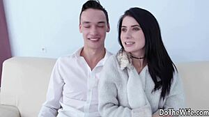 Hot Cuckolding Wife Nicole Black Gets All Three Holes Pounded Hard