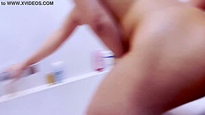 i surprised my girlfriend masturbating in the shower, it was so hot