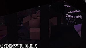 Ever seen a white blonde girl sneak into the hood for huge black cock?