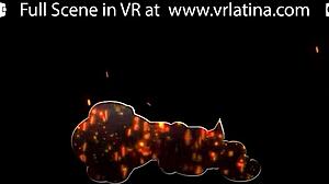 Hey, this sexy tattooed teen 18+ is getting a hard fuck in vr...