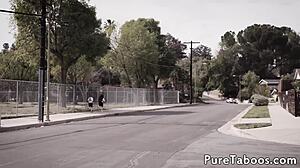 hey, these teens are wild sharing a cock in a kinky threeway! 😜