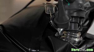 Teen Ebony Ameena Green Gives Boyfriend Nade Nasty a Wild Nuru Massage