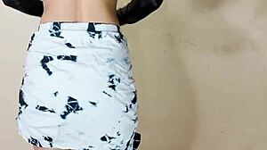 Cute but horny girl blowing dick like candle and missionary creampie