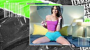 pretty blonde teen goldie rush rides old man's huge cock