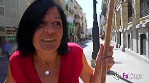 Sandra's bold summer kiss turns into rough missionary and cowgirl quickies with random men