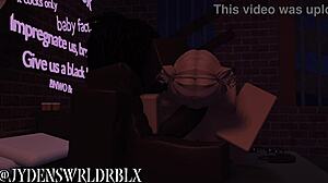 Ever seen a white blonde girl sneak into the hood for huge black cock?