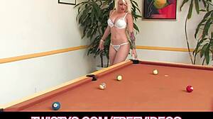 sexy blond milf stevie shae, wanna watch me finger by the pool?