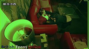 Voyeur catches student banging teacher doggystyle in a hidden classroom session.