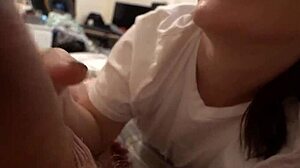Pov rimjob and blowjob from this milf ends with cum in mouth! 😋