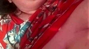 Curvy step mom gives Johnny a wild handjob in missionary style