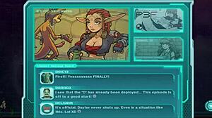 Redhead Gives Handjob to Alien Daxter