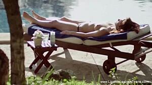 lesbian lovers in hd makin each other feel so deeply...