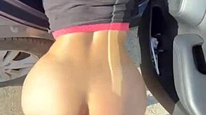 Wow! He Cums on Her Face After Fucking Round Ass Hard!