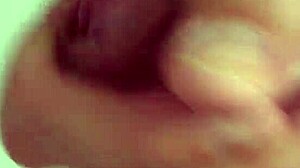 Intimate solo self-pleasure close-up