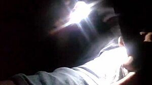 The Electroman Strokes His Zapper While Calibrating Tight Pussy And Cock