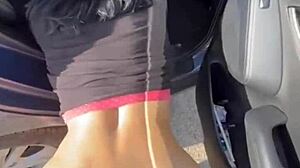 Wow! He Cums on Her Face After Fucking Round Ass Hard!