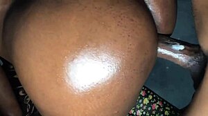 Wet Pussy Creams on Big Black Cock