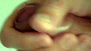 Intimate solo self-pleasure close-up