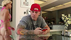 ashley lovebug swallows ghetto cum in doggystyle