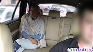 I swear, them huge boobs on this blonde passenger got railed hard in my cab!
