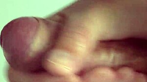 Intimate solo self-pleasure close-up